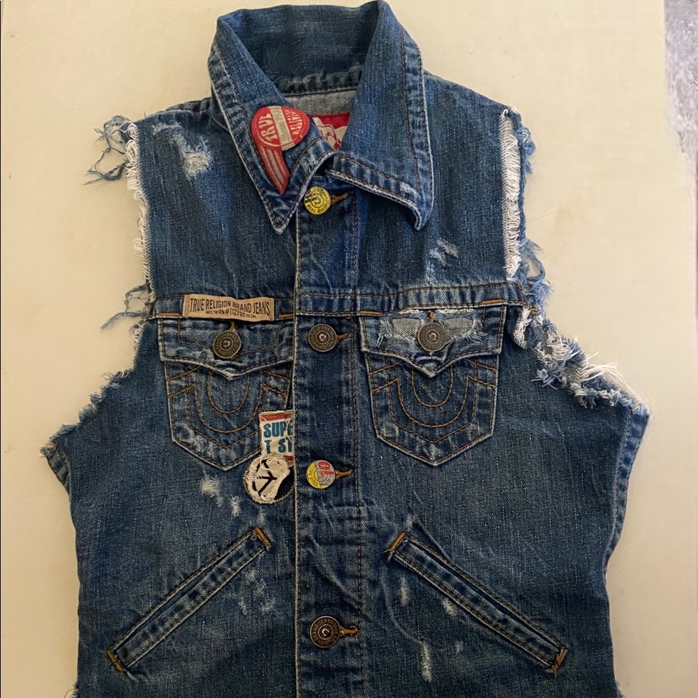 True Religion Jean Vest